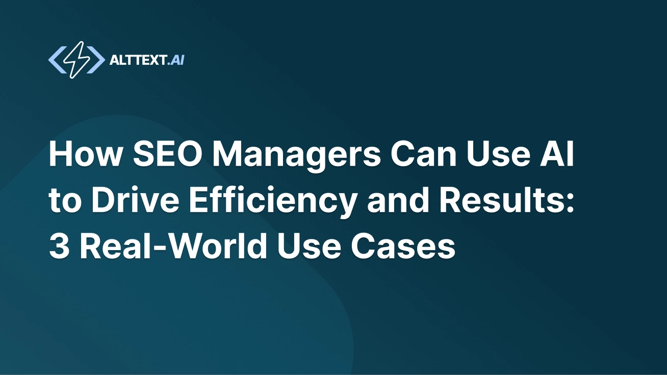 AI Use Cases for SEO Managers illustration