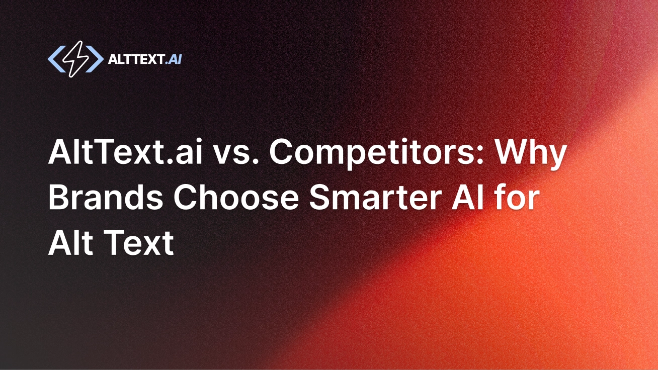 AltText.ai comparison with other alt text generators showing superior AI capabilities