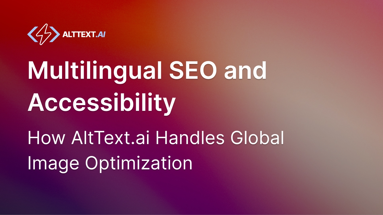 Global network visualization showing multilingual alt text optimization connecting international markets with accessibility and SEO benefits