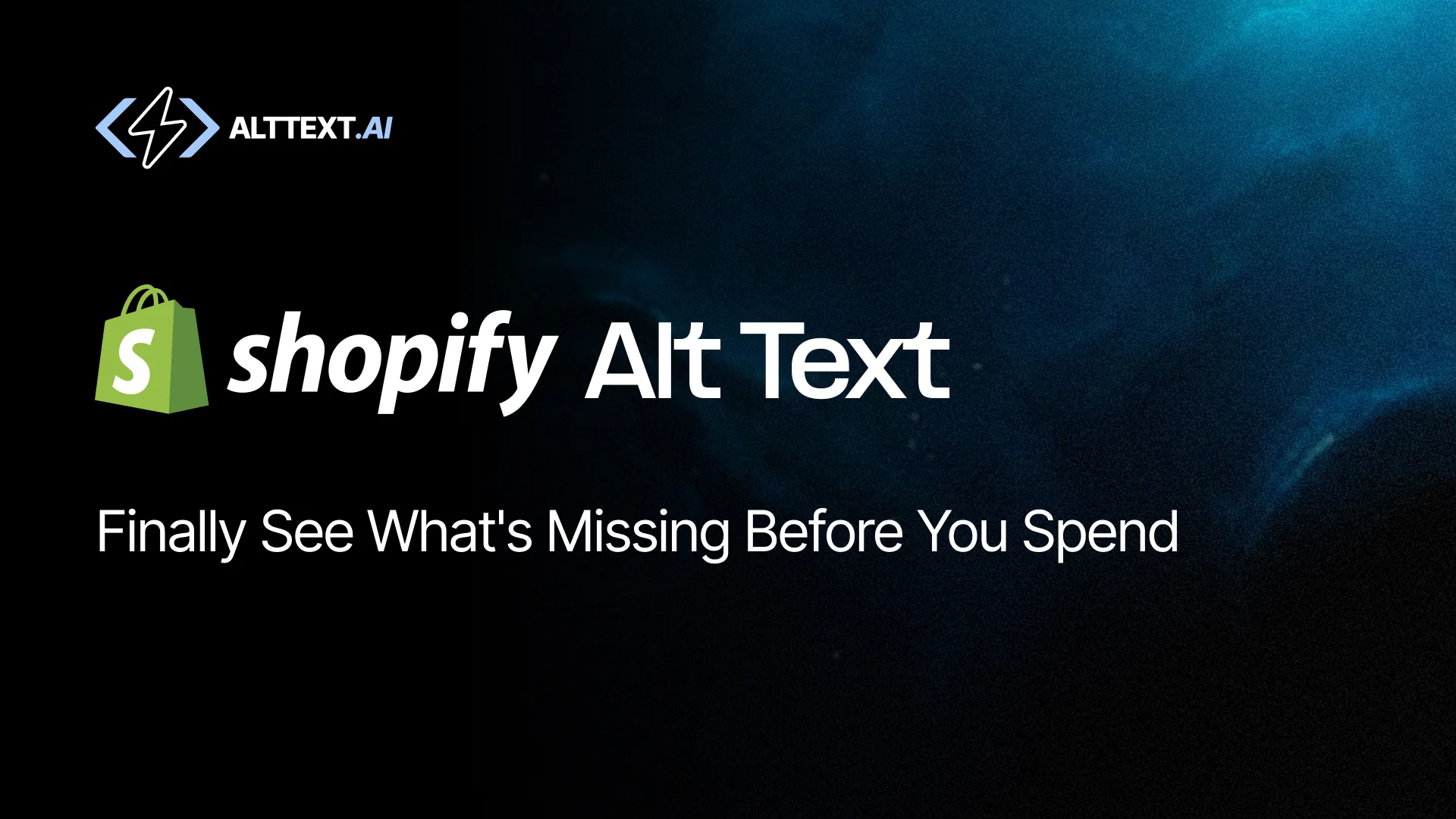 Shopify Alt Text by AltText.ai - Finally See What's Missing Before You Spend