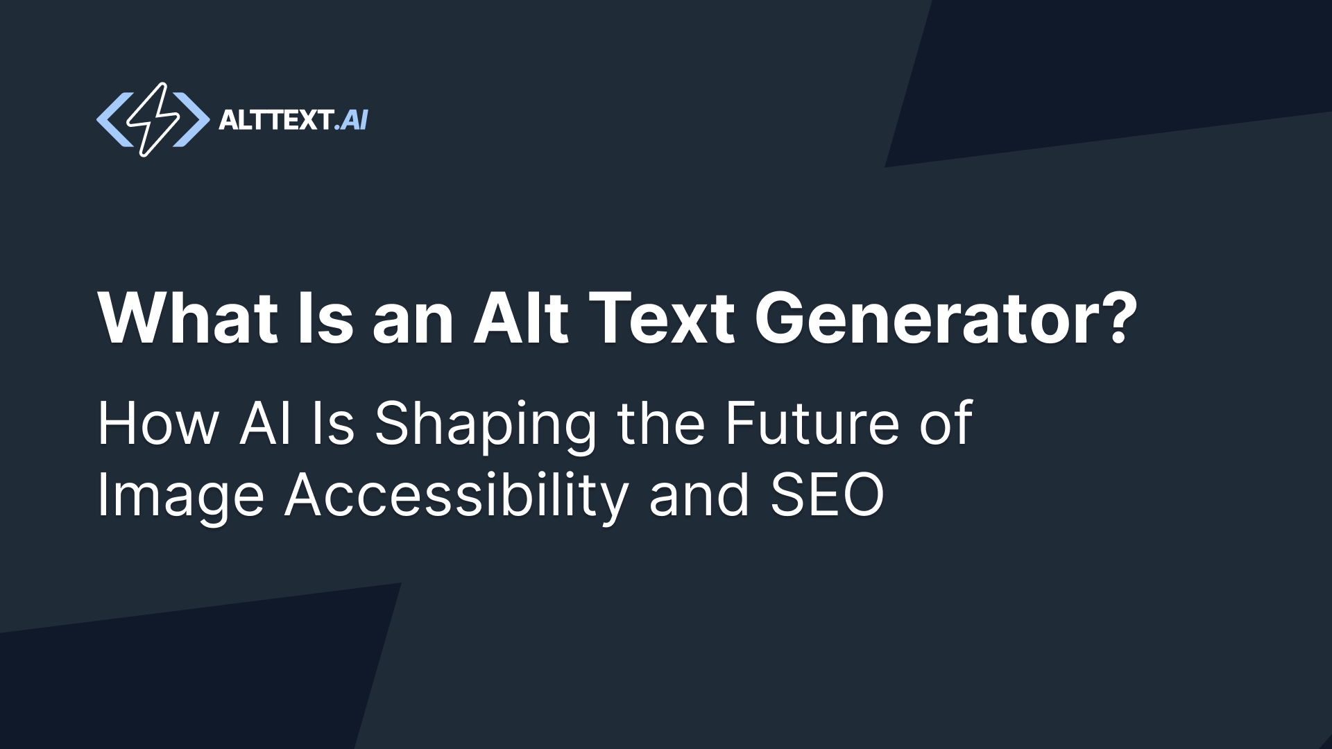 Illustration representing AI‑generated alt text